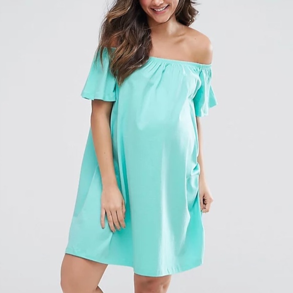 New Naked Princess Modal Sea Foam Amanda Dress Aqua Blue Green Soft Quiet Luxury